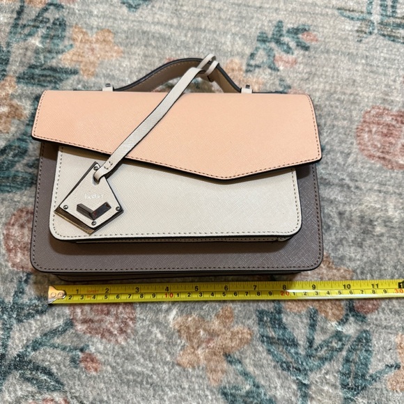 Botkier New York Neutral Colorblock Crossbody Bag - Picture 3 of 9